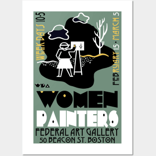 WPA Women Painters Design Posters and Art